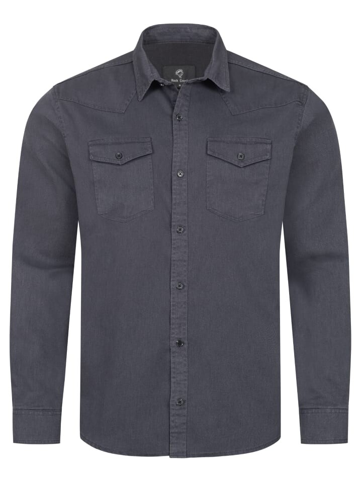 Рубашка Rock Creek Jeanshemd, темно-серый
Рубашка Rock Creek Jeanshemd, темно-серый