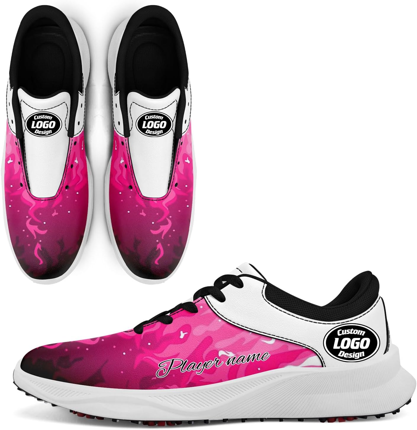 Стильные кроссовки для гольфа с граффити для мужчин и женщин, камуфляжная расцветка, без шипов, вентилируемая подошва, возможность персонализации логотипом или именем, для занятий спортом на траве Coolcustomize, белый/черный/розовый/светло-розов...
Стильные кроссовки для гольфа с граффити для мужчин и женщин, камуфляжная расцветка, без шипов, вентилируемая подошва, возможность персонализации логотипом или именем, для занятий спортом на траве Coolcustomize, белый/черный/розовый/светло-розов...