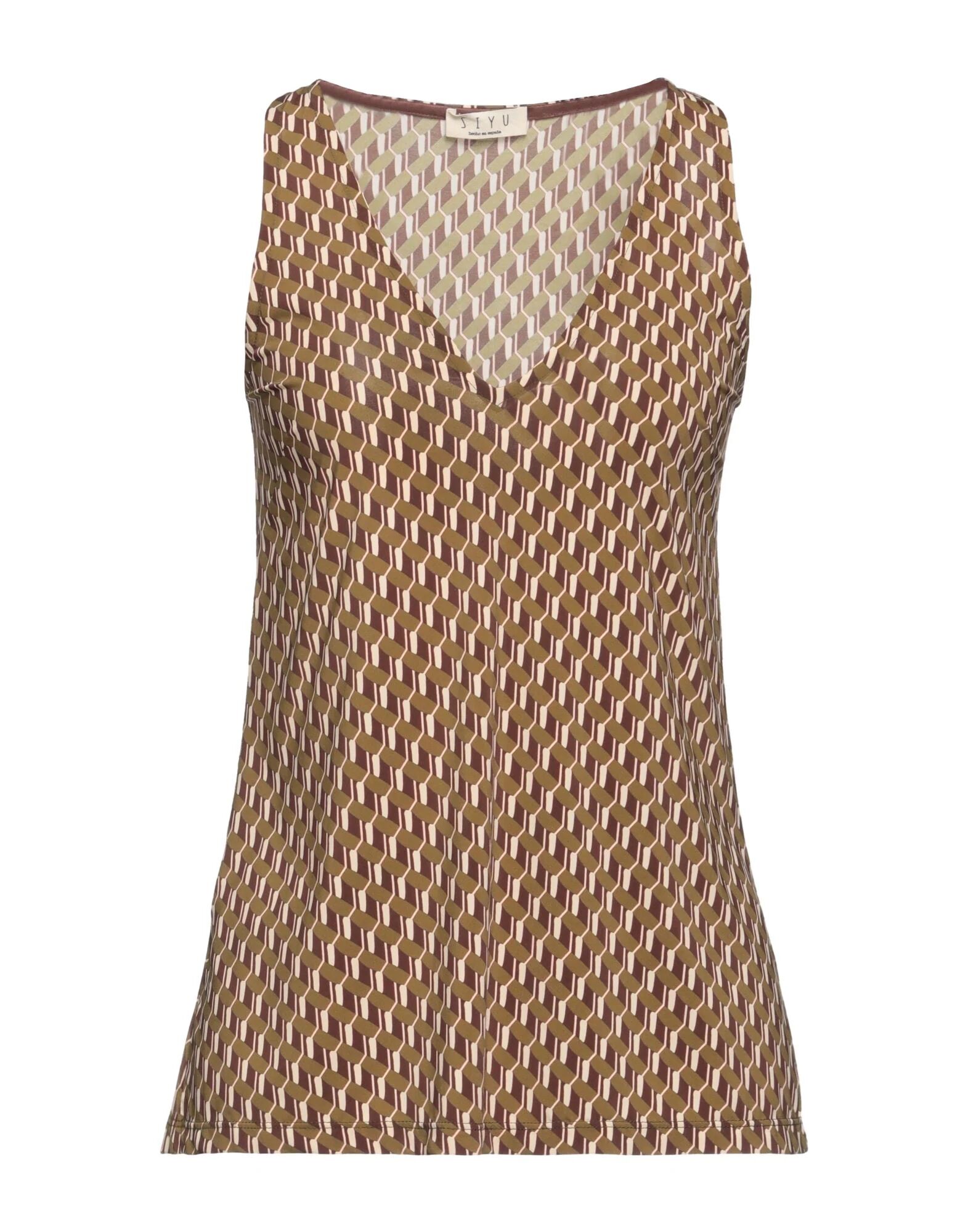 Топ Siyu, серо-зеленый
Топ Siyu, серо-зеленый