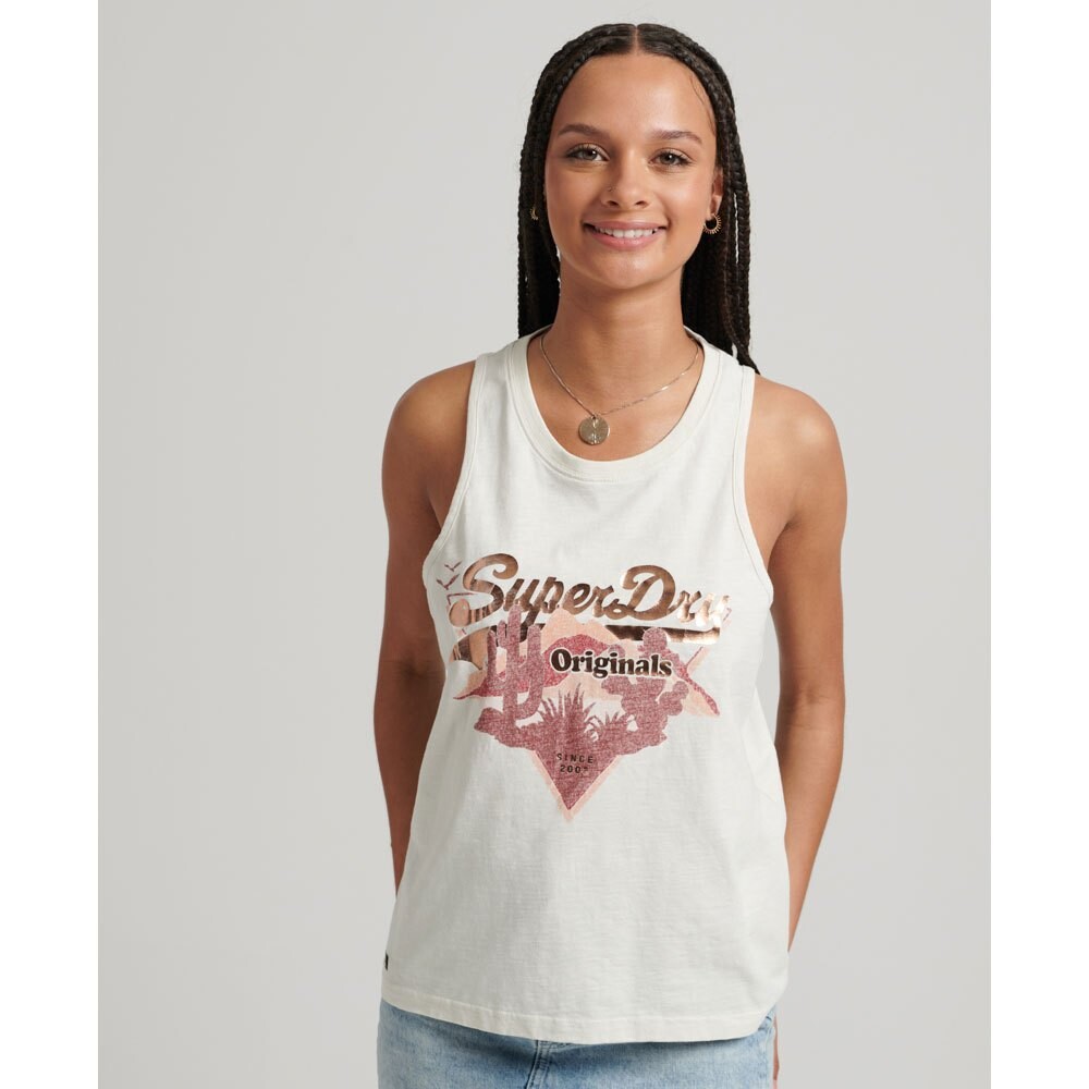 Футболка без рукавов Superdry Vintage Vl Narrative, белый
Футболка без рукавов Superdry Vintage Vl Narrative, белый