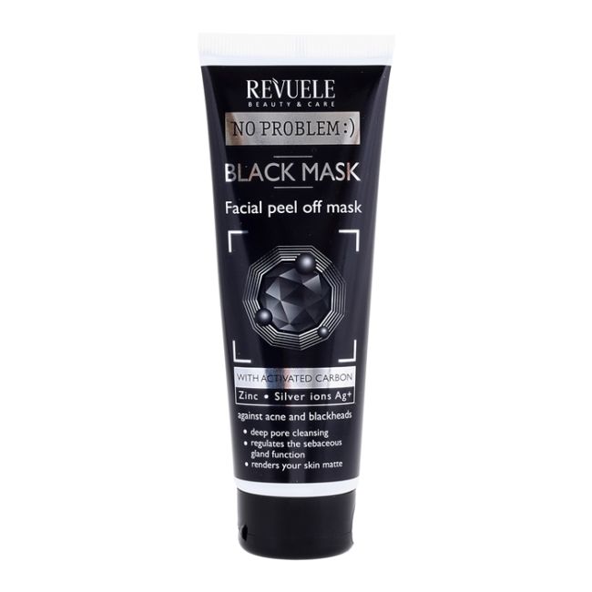 Нет проблем, черная маска для лица Revuele, 80 мл 
Нет проблем, черная маска для лица Revuele, 80 мл