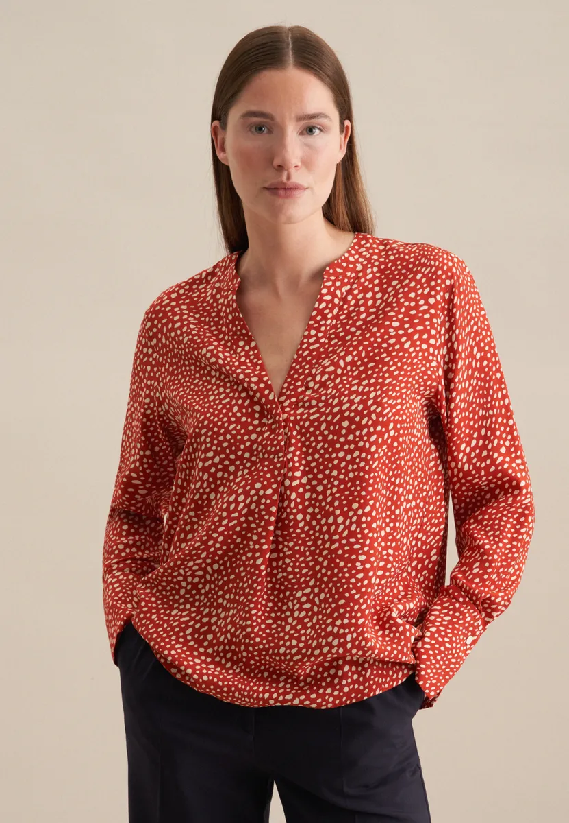 Seidensticker Классическая блузка "Black Rose", туника с принтом, красный
Seidensticker Классическая блузка "Black Rose", туника с принтом, красный