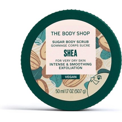 The Body Shop Shea Body Scrub Интенсивный сахарный пилинг для тела для очень сухой кожи 50 мл
The Body Shop Shea Body Scrub Интенсивный сахарный пилинг для тела для очень сухой кожи 50 мл