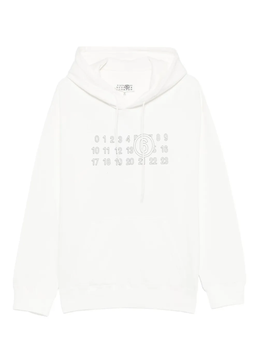 Худи с принтом в виде чисел Mm6 Maison Margiela, белый
Худи с принтом в виде чисел Mm6 Maison Margiela, белый