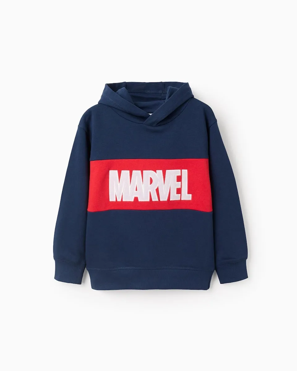 Детское худи для мальчика 100% хлопок с капюшоном и принтом Мстители Zippy, темно-синий
Детское худи для мальчика 100% хлопок с капюшоном и принтом Мстители Zippy, темно-синий