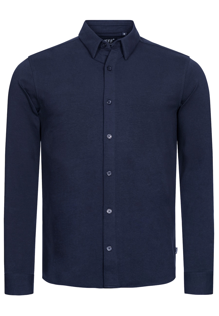 Рубашка Slim Fit на пуговицах JEFF Theodore, темно-синий
Рубашка Slim Fit на пуговицах JEFF Theodore, темно-синий