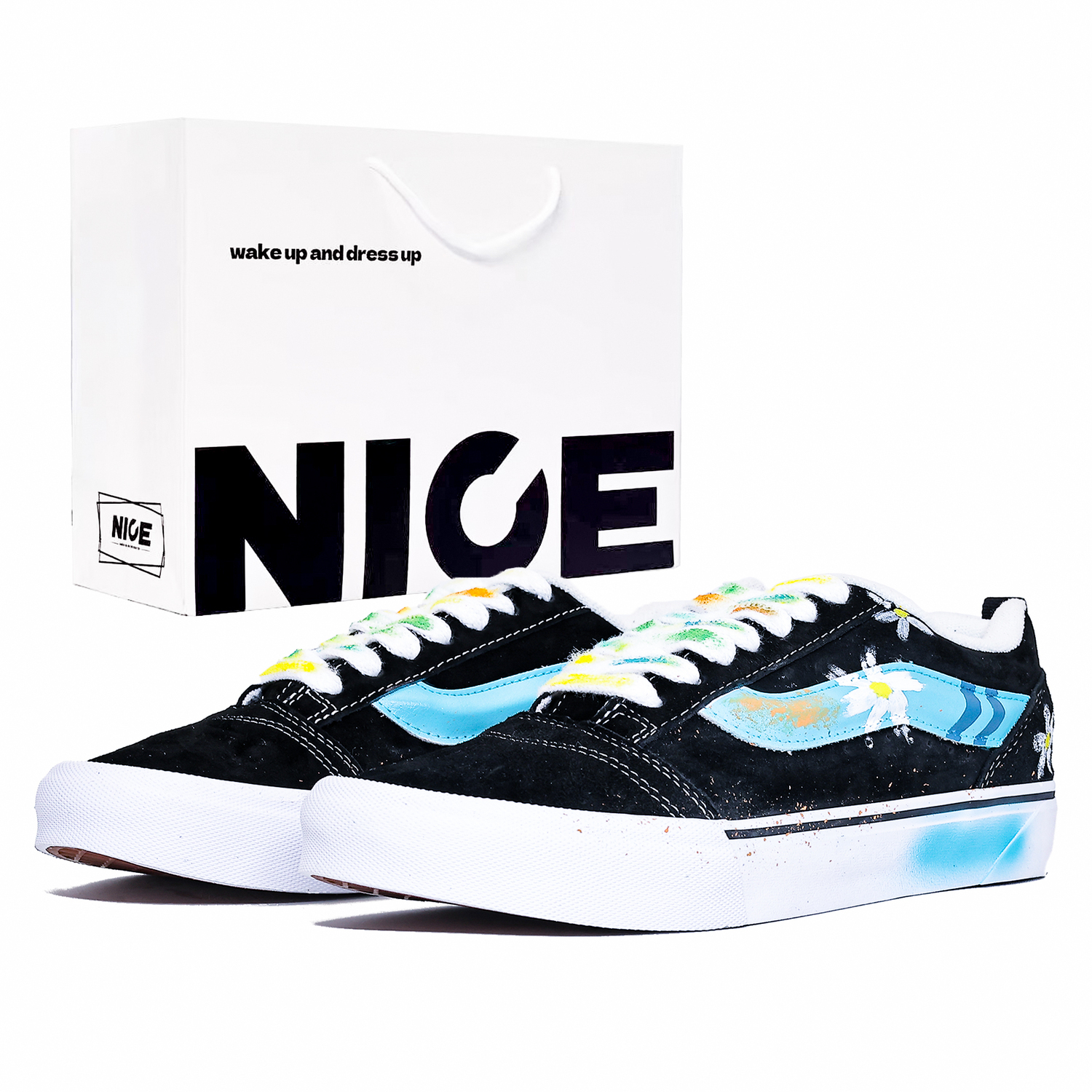 Vans Knu Skool устойчивые к истиранию низкие кроссовки для скейтбординга Unisex Blue Multicolor
Vans Knu Skool устойчивые к истиранию низкие кроссовки для скейтбординга Unisex Blue Multicolor