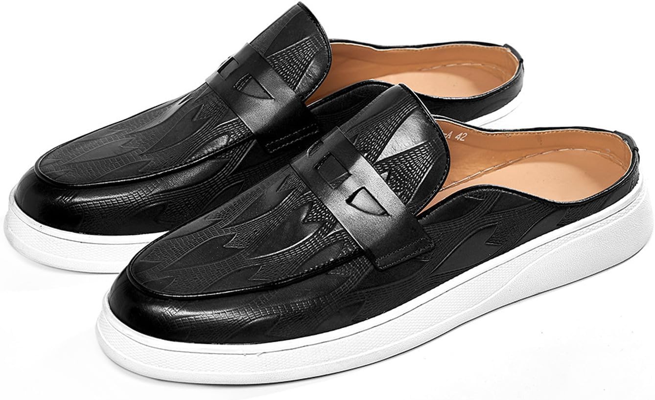 Мужские мюли Santimon, повседневные туфли на застежке, сабо из натуральной кожи с открытой пяткой, деловые, свадебные, повседневные лоферы, модные сандалии, летние туфли для мужчин, черный
Мужские мюли Santimon, повседневные туфли на застежке, сабо из натуральной кожи с открытой пяткой, деловые, свадебные, повседневные лоферы, модные сандалии, летние туфли для мужчин, черный