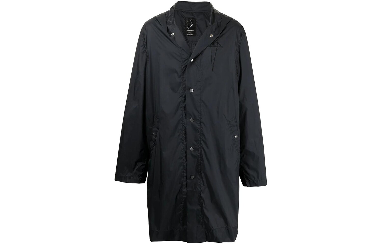 Пальто мужское черное Rick Owens, черный
Пальто мужское черное Rick Owens, черный