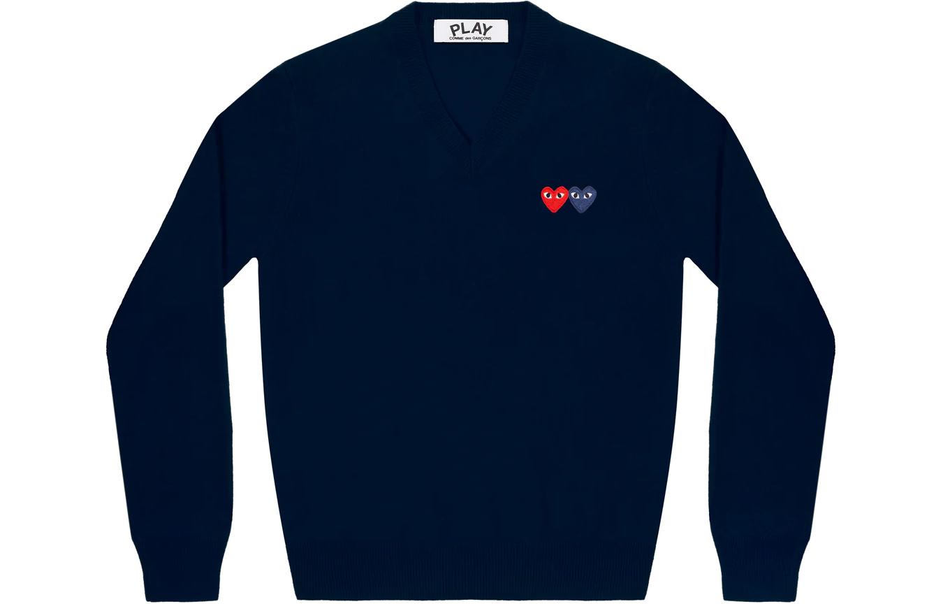 CDG Play Свитер Women's Marine Blue
CDG Play Свитер Women's Marine Blue