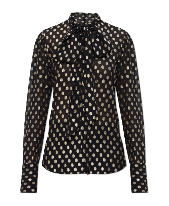 Блузка с люрексовой нитью Dsquared2, черный
Блузка с люрексовой нитью Dsquared2, черный