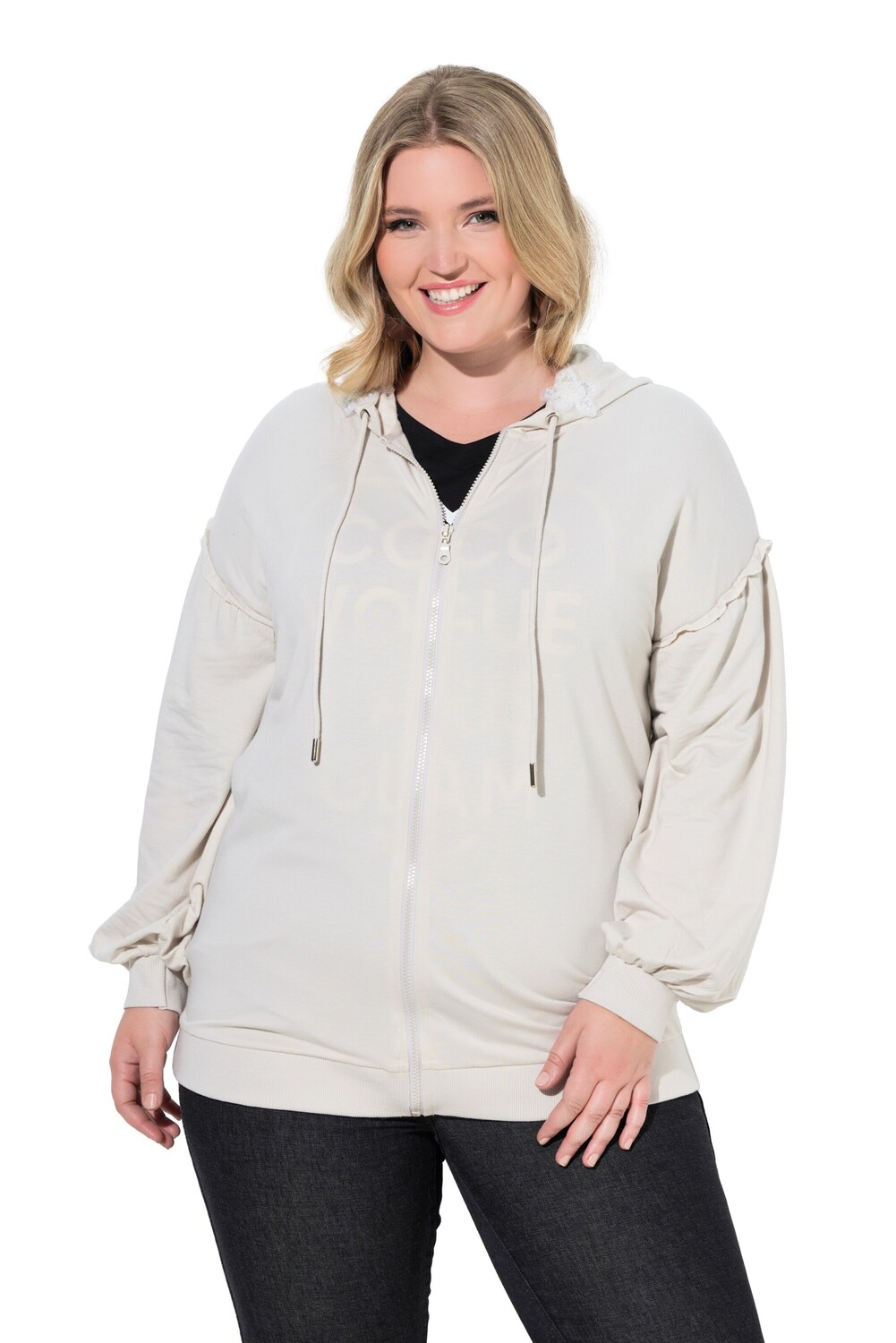 MIAMODA Белый худи на молнии
MIAMODA Белый худи на молнии