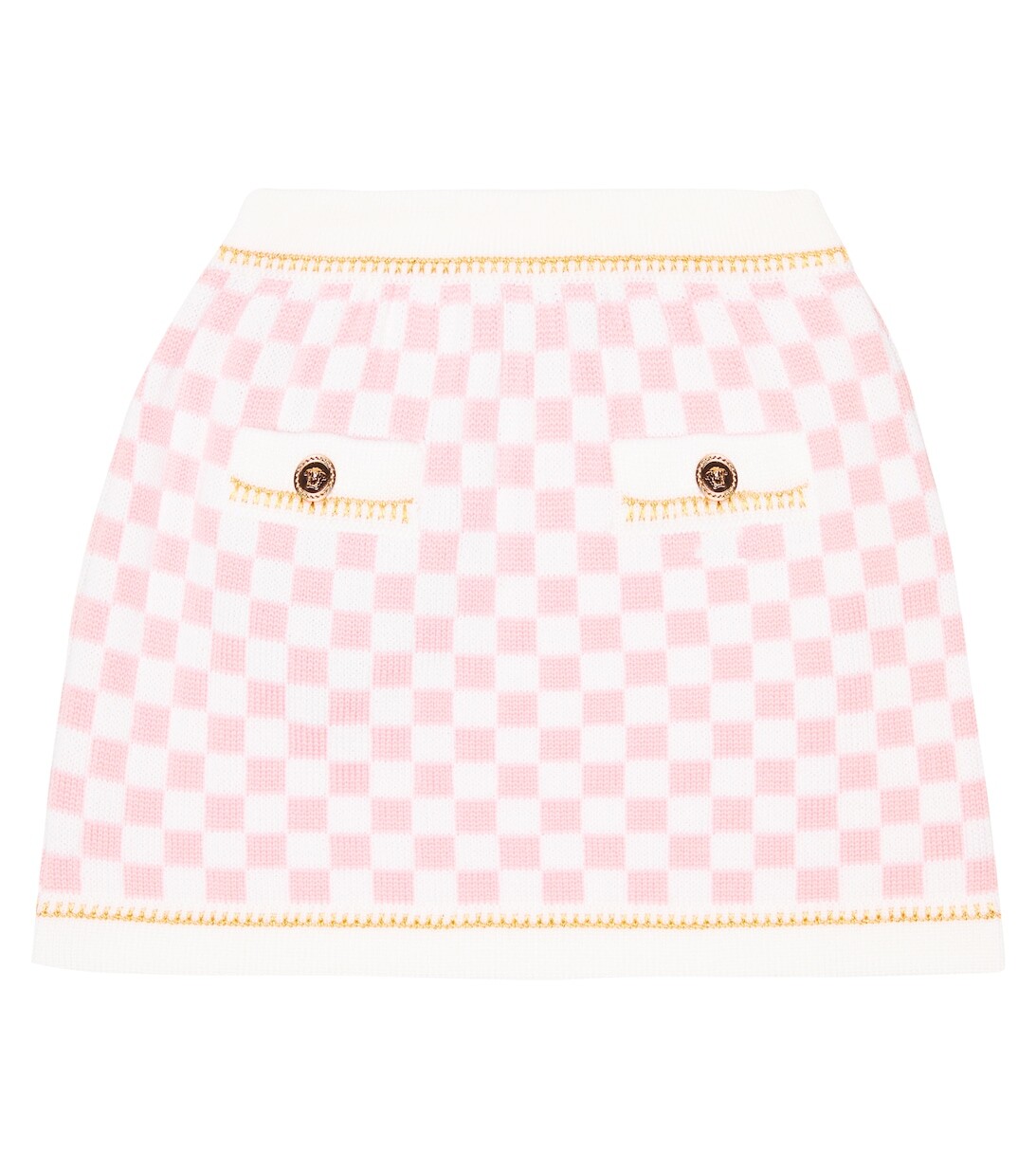 Клетчатая юбка Medusa из шерсти Versace, разноцветный
Клетчатая юбка Medusa из шерсти Versace, разноцветный