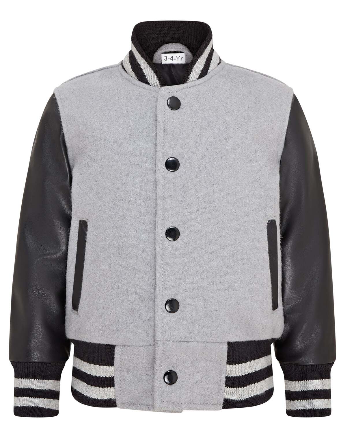 Детская шерстяная бейсбольная куртка с кожаными рукавами 3-13 лет Infinity Junior, черный
Детская шерстяная бейсбольная куртка с кожаными рукавами 3-13 лет Infinity Junior, черный