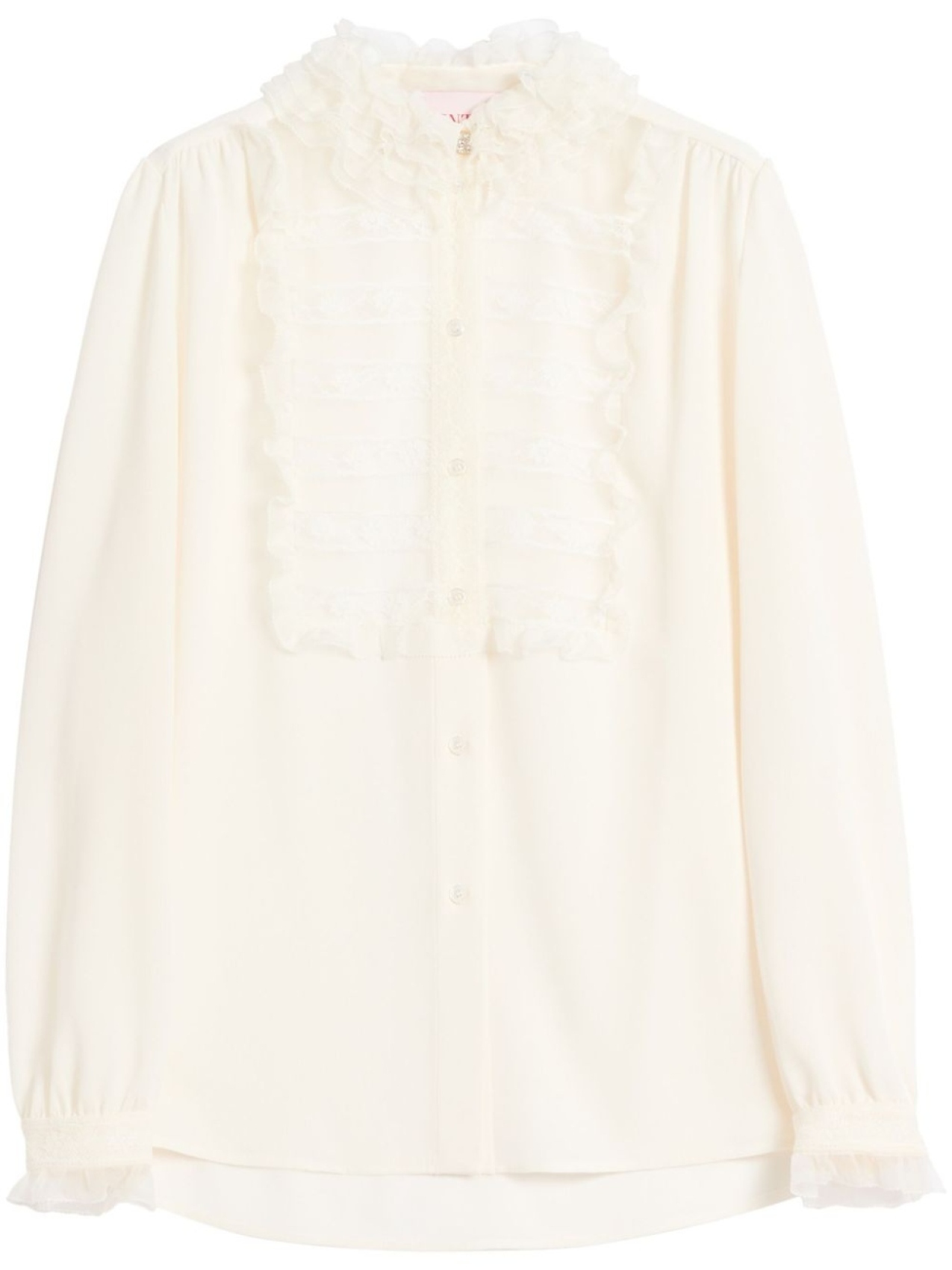 Valentino Garavani рубашка с цветочным кружевом, белый
Valentino Garavani рубашка с цветочным кружевом, белый