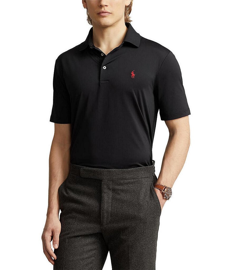 Рубашка-поло стрейч с короткими рукавами Polo Ralph Lauren Big & Tall Performance, черный
Рубашка-поло стрейч с короткими рукавами Polo Ralph Lauren Big & Tall Performance, черный