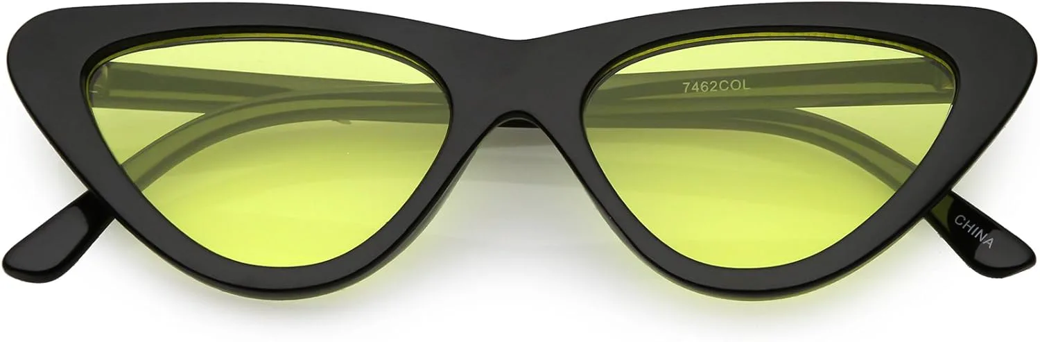 Женские солнцезащитные очки zeroUV с плоскими линзами нейтрального цвета, размер 51 мм, маленькие, с толстой оправой, нейтрального цвета, C15 | Black / Yellow
Женские солнцезащитные очки zeroUV с плоскими линзами нейтрального цвета, размер 51 мм, маленькие, с толстой оправой, нейтрального цвета, C15 | Black / Yellow