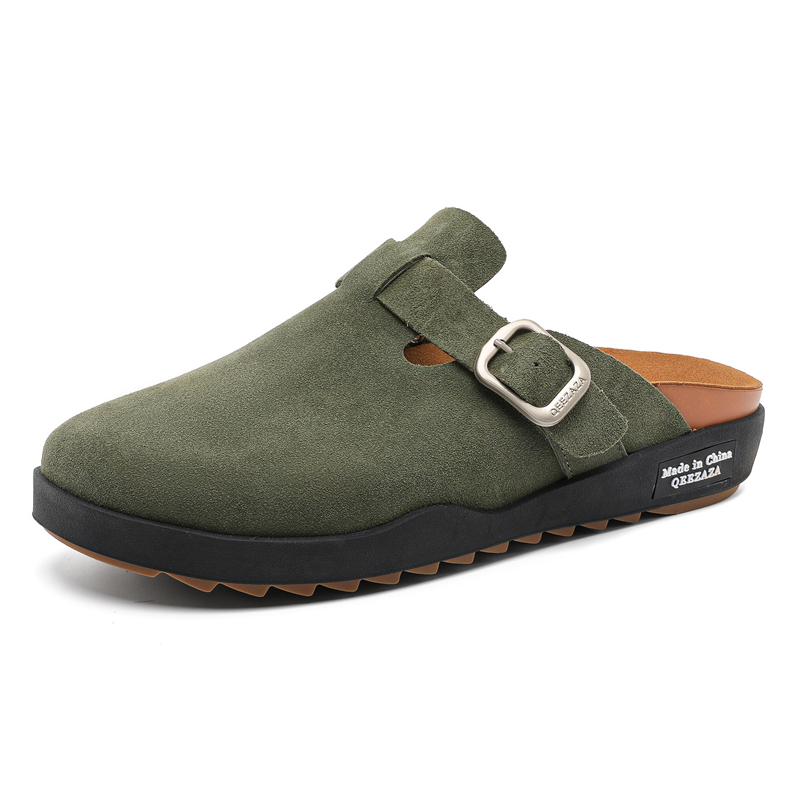 PAVEA Армейские зеленые тапочки с закрытым носком на резиновой подошве унисекс, цвет Army Green
PAVEA Армейские зеленые тапочки с закрытым носком на резиновой подошве унисекс, цвет Army Green