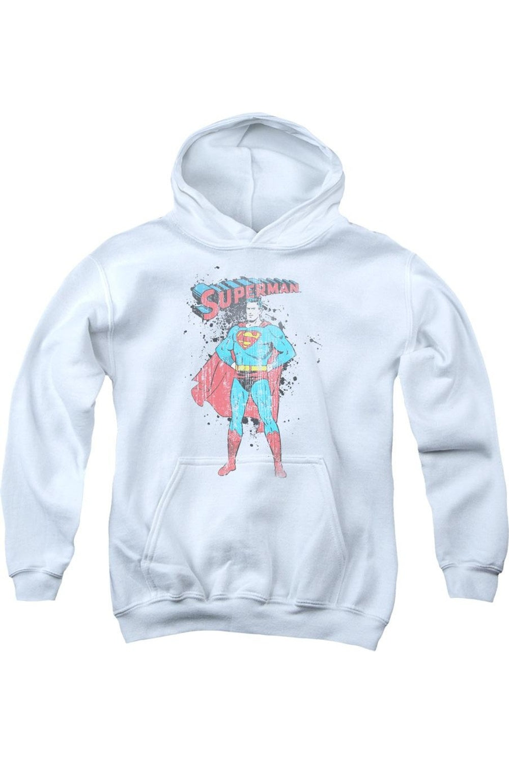 Супермен Винтаж с брызгами краски детская толстовка с капюшоном Gildan, белый
Супермен Винтаж с брызгами краски детская толстовка с капюшоном Gildan, белый