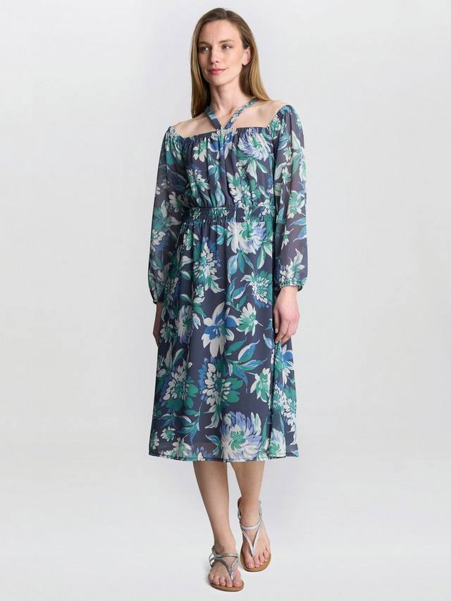 Райан платье с цветочным принтом на бретелях Gina Bacconi, Blue/Multi
Райан платье с цветочным принтом на бретелях Gina Bacconi, Blue/Multi