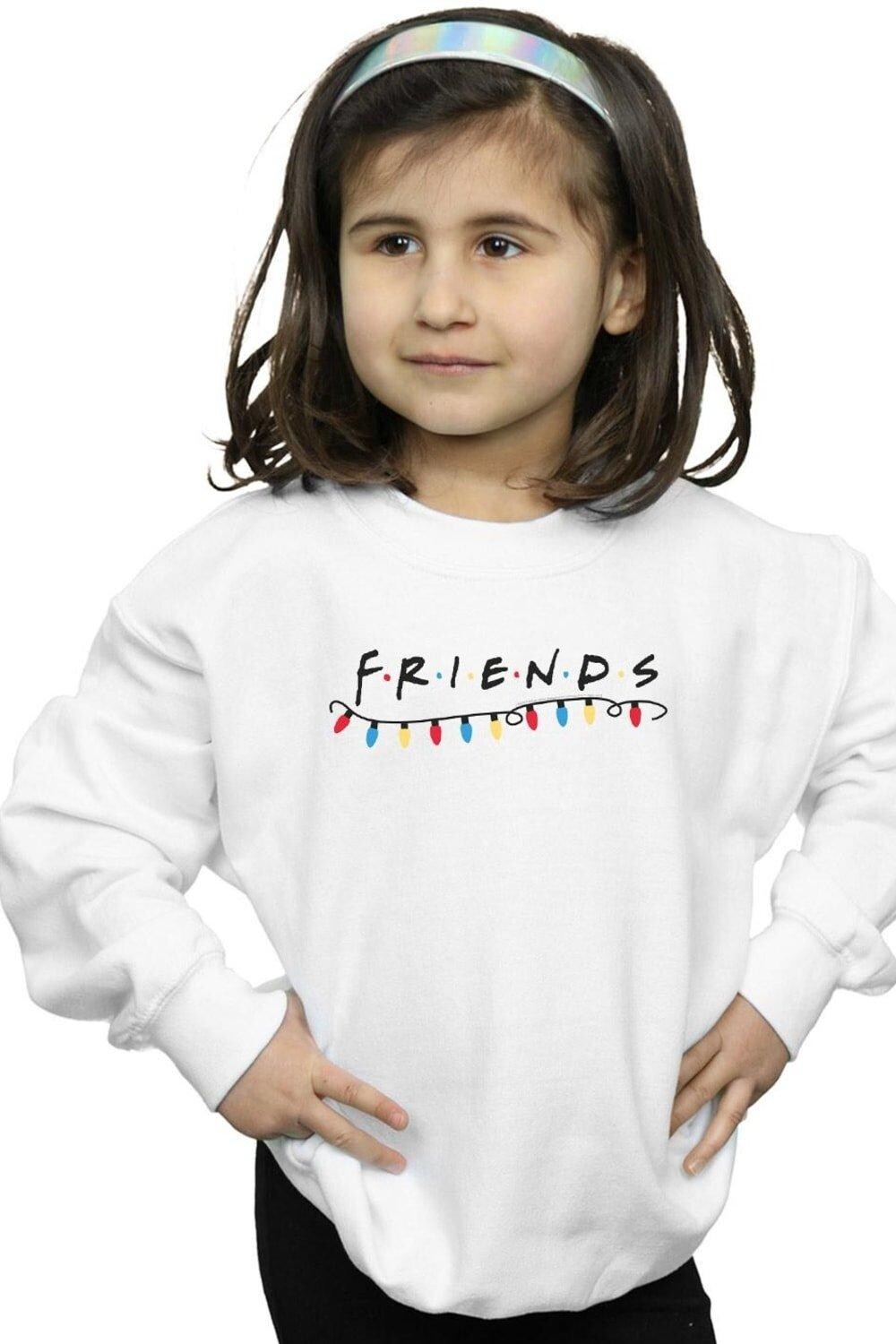 Толстовка с рождественскими огнями Friends, белый
Толстовка с рождественскими огнями Friends, белый