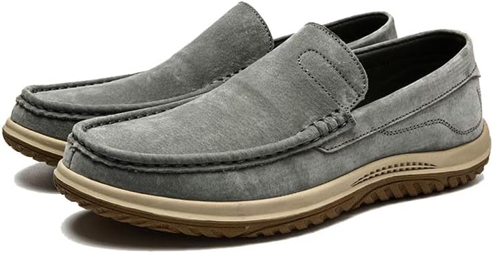 Мужские замшевые повседневные лоферы с плоской подошвой, без застежек, комфортные легкие ортопедические мокасины для прогулок и яхтинга Odipon, серый
Мужские замшевые повседневные лоферы с плоской подошвой, без застежек, комфортные легкие ортопедические мокасины для прогулок и яхтинга Odipon, серый