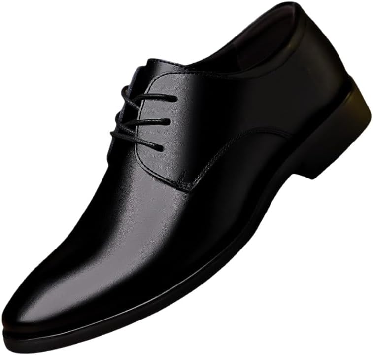 Мужские кожаные туфли в стиле бизнес-кэжуал, однотонный дизайн, для свадьбы и вечеринок - для всех сезонов, дышащие и долговечные Fusecottc, черный
Мужские кожаные туфли в стиле бизнес-кэжуал, однотонный дизайн, для свадьбы и вечеринок - для всех сезонов, дышащие и долговечные Fusecottc, черный