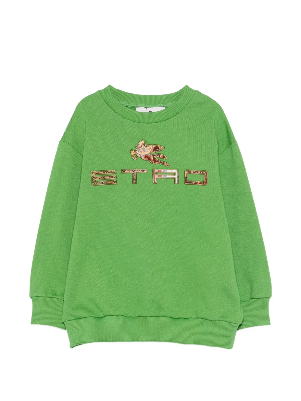 Свитшот с нашивкой-логотипом ETRO KIDS, зеленый
Свитшот с нашивкой-логотипом ETRO KIDS, зеленый