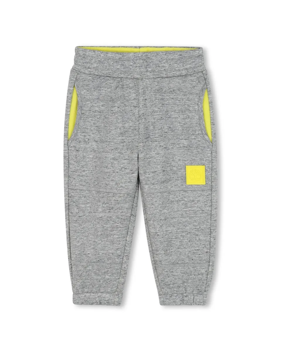 Детские спортивные штаны из хлопка серого цвета Timberland
Детские спортивные штаны из хлопка серого цвета Timberland