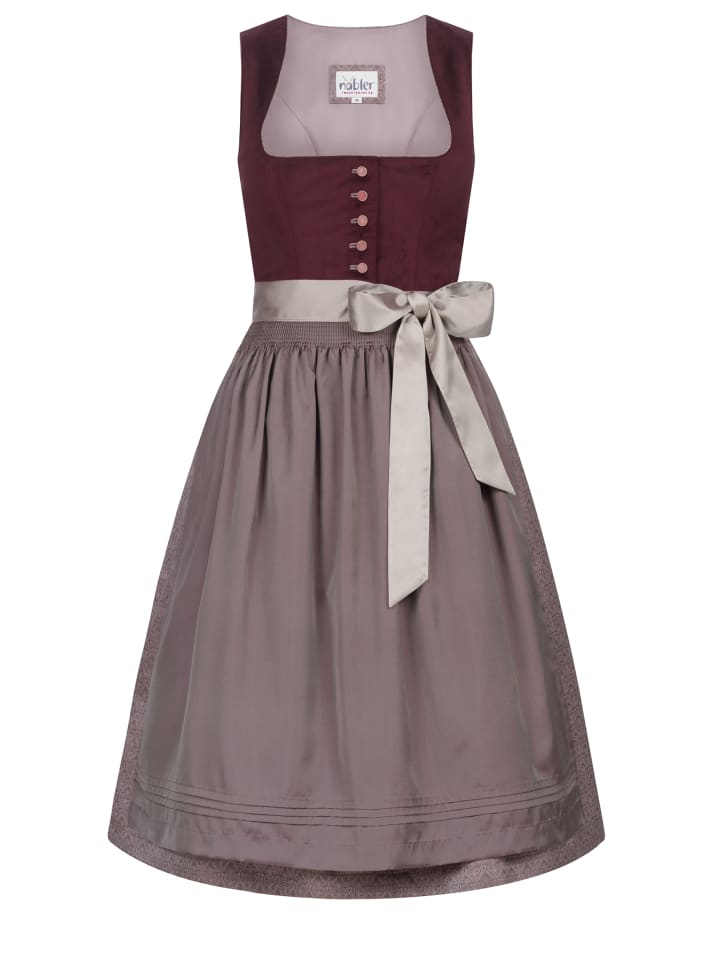 Nübler Дирндль миди от Гитте сливового цвета
Nübler Дирндль миди от Гитте сливового цвета