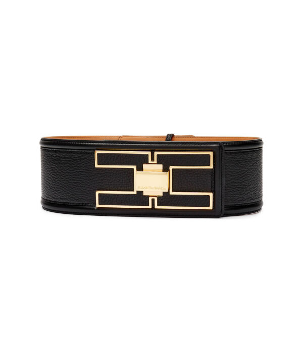 Кожаный ремень Elisabetta Franchi, черный
Кожаный ремень Elisabetta Franchi, черный