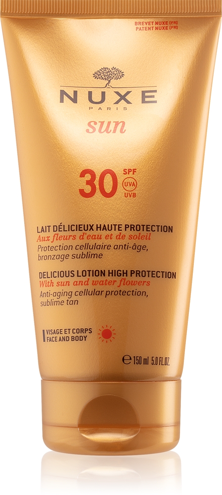 Солнцезащитный лосьон Sun Delicious Cream с высокой степенью защиты для лица и тела SPF 30 Nuxe, 150 мл
Солнцезащитный лосьон Sun Delicious Cream с высокой степенью защиты для лица и тела SPF 30 Nuxe, 150 мл