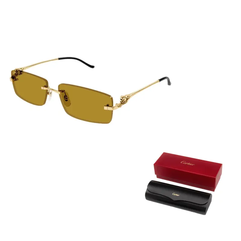 Прямоугольные солнцезащитные очки в рамке Cartier, золотой
Прямоугольные солнцезащитные очки в рамке Cartier, золотой