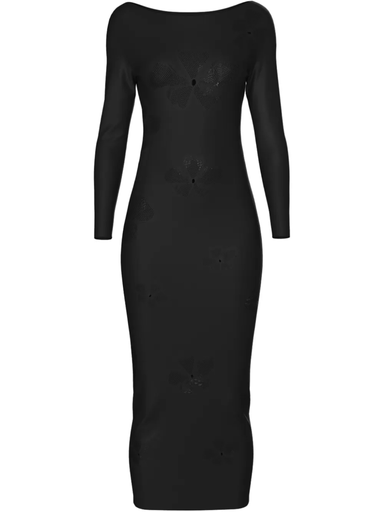 Платье миди с узором-монограммой Maccapani, черный
Платье миди с узором-монограммой Maccapani, черный