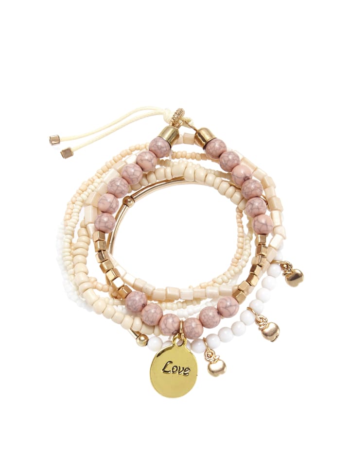 LASCANA Набор браслетов розового цвета
LASCANA Набор браслетов розового цвета