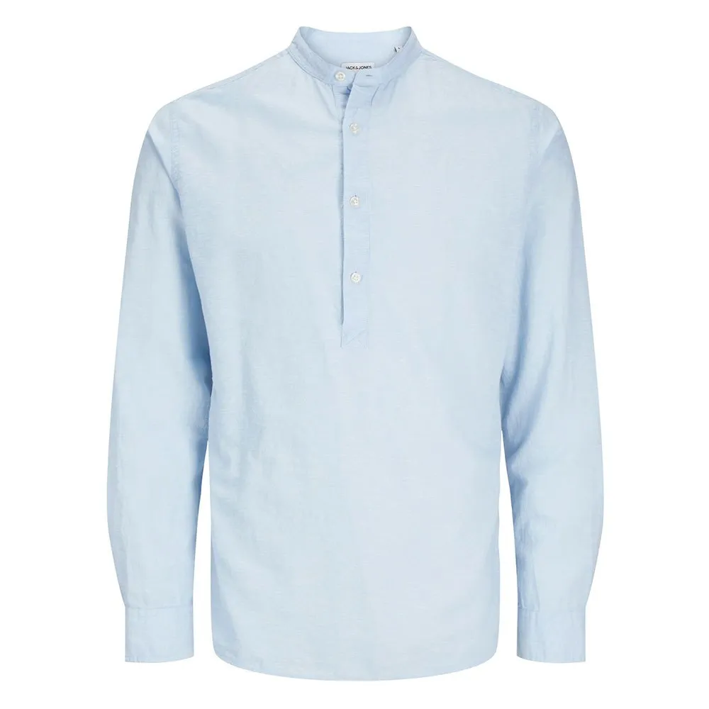 Рубашка Jack & Jones Ebreeze Half Placket, синий 
Рубашка Jack & Jones Ebreeze Half Placket, синий