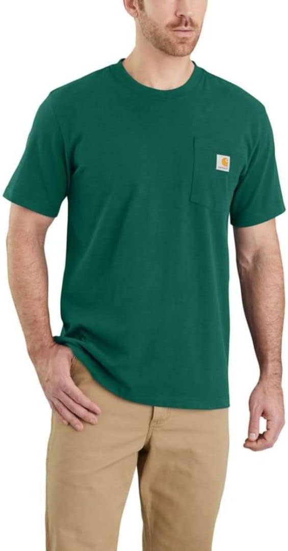 Carhartt мужская футболка 103296 Relaxed Fit с карманом, North Woods Heather
Carhartt мужская футболка 103296 Relaxed Fit с карманом, North Woods Heather
