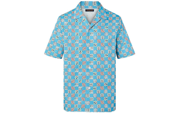 Рубашка мужская Louis Vuitton с мелким принтом, синий
Рубашка мужская Louis Vuitton с мелким принтом, синий