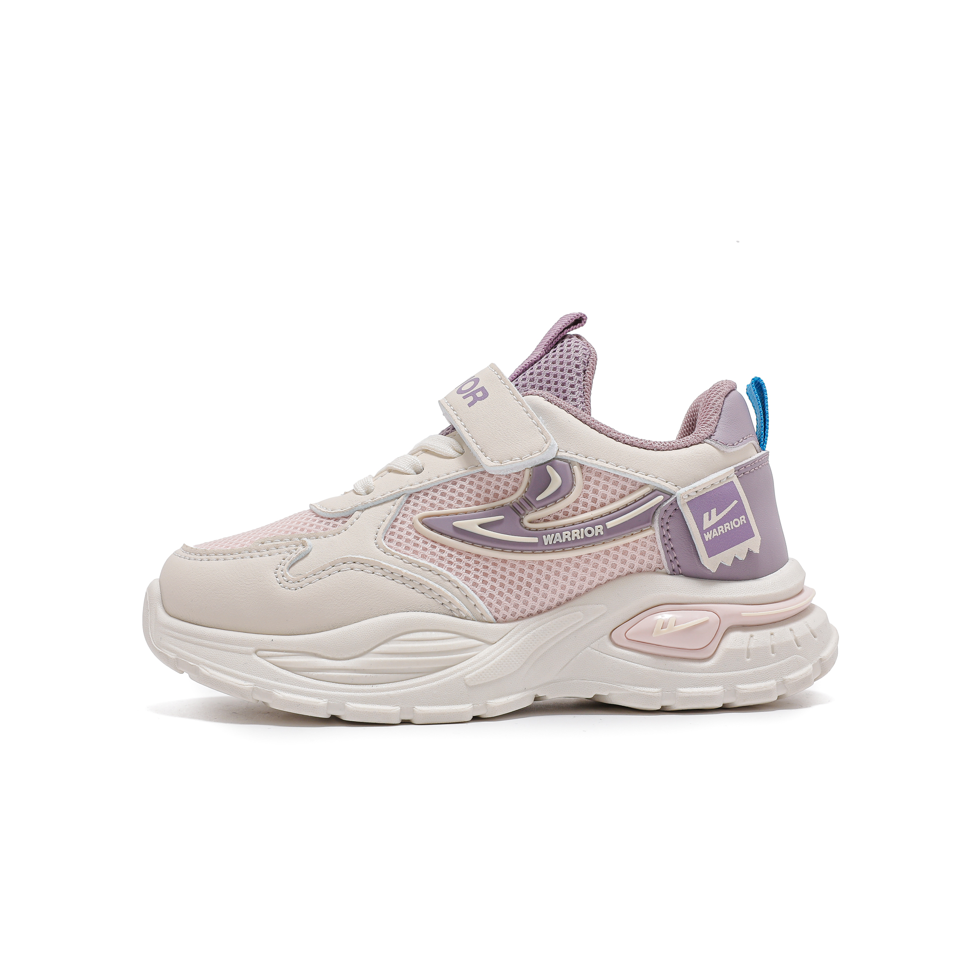 Детские кроссовки для бега WARRIOR, розовый/бежевый/фиолетовый
Детские кроссовки для бега WARRIOR, розовый/бежевый/фиолетовый