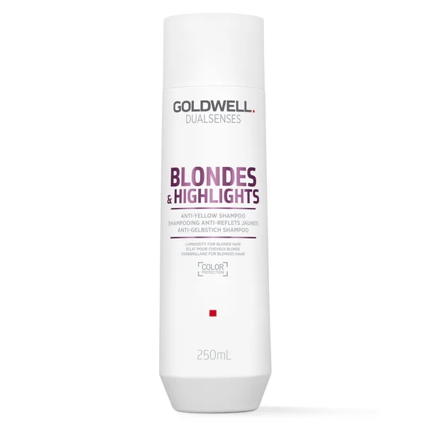 Dualsenses шампунь против желтизны для светлых и мелированных волос Goldwell, 250 мл.
Dualsenses шампунь против желтизны для светлых и мелированных волос Goldwell, 250 мл.