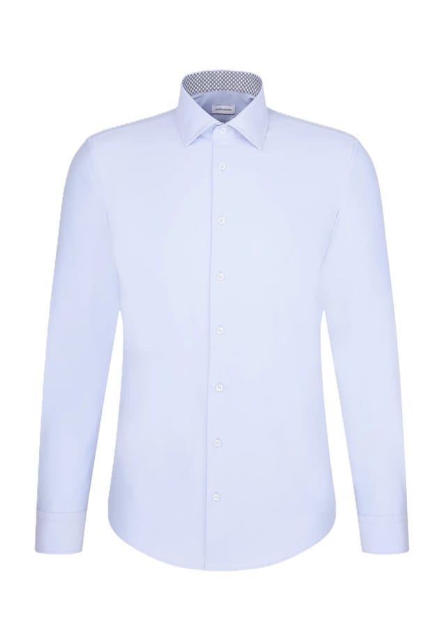 Рубашка делового покроя с воротником-стойкой Kent Seidensticker, голубой
Рубашка делового покроя с воротником-стойкой Kent Seidensticker, голубой