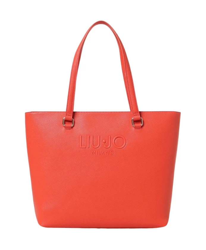 Сумка-Шоппер с тисненым логотипом - стильный аксессуар. Liu Jo, оранжевый
Сумка-Шоппер с тисненым логотипом - стильный аксессуар. Liu Jo, оранжевый