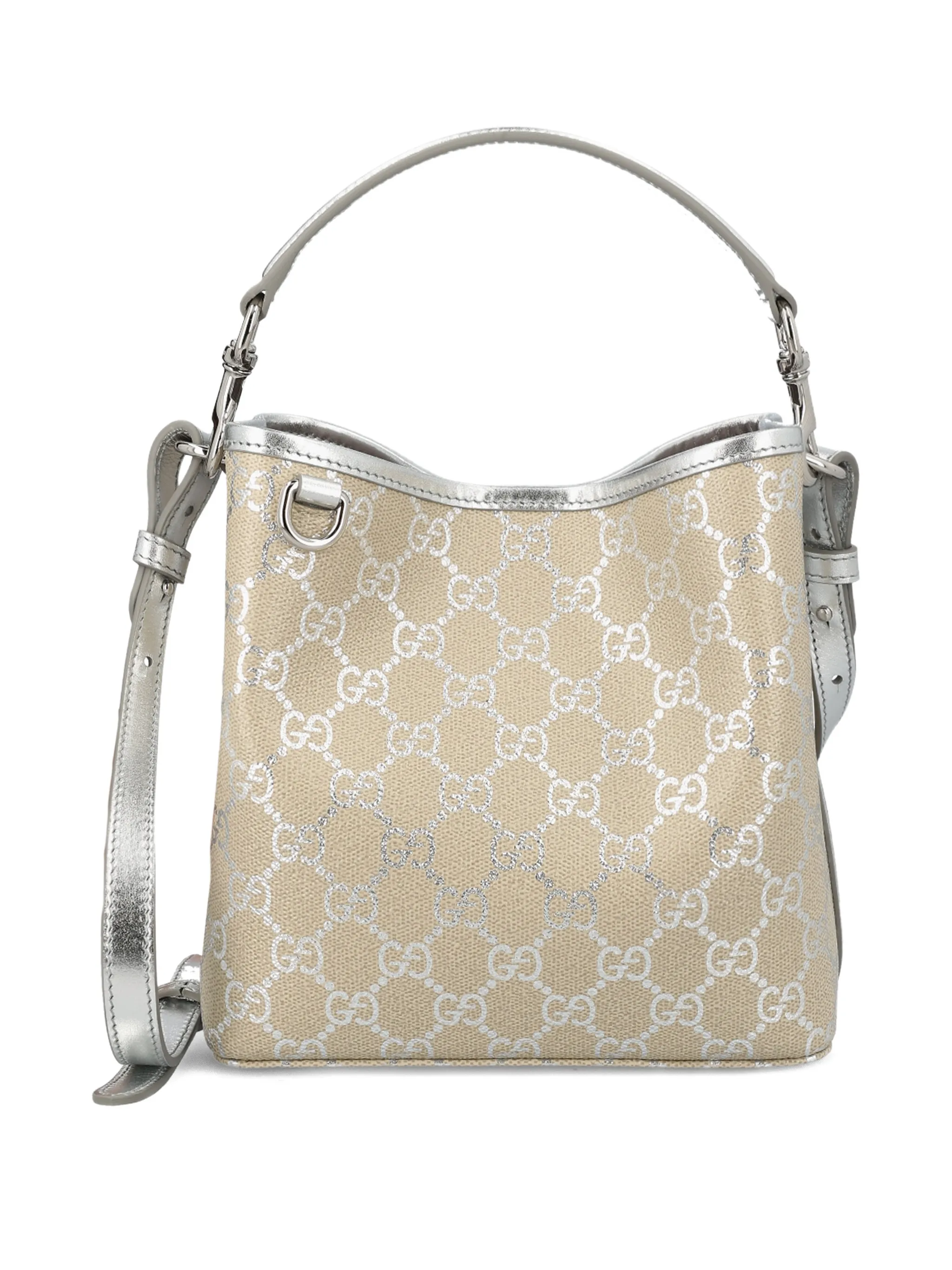 Маленькая сумка-ведро с логотипом GG Gucci, бежевый
Маленькая сумка-ведро с логотипом GG Gucci, бежевый