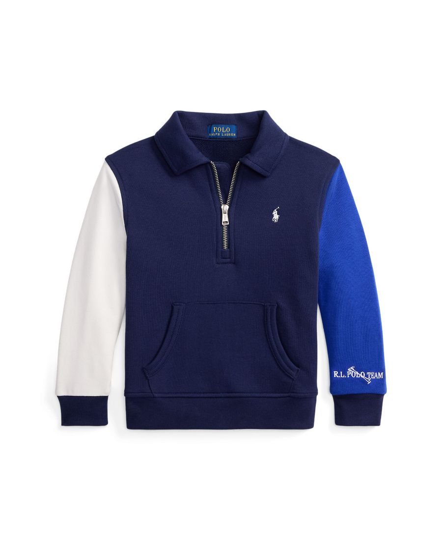 Детская толстовка из махровой ткани с цветными блоками, размер 2-7 Polo Ralph Lauren, Newport Navy Multi
Детская толстовка из махровой ткани с цветными блоками, размер 2-7 Polo Ralph Lauren, Newport Navy Multi