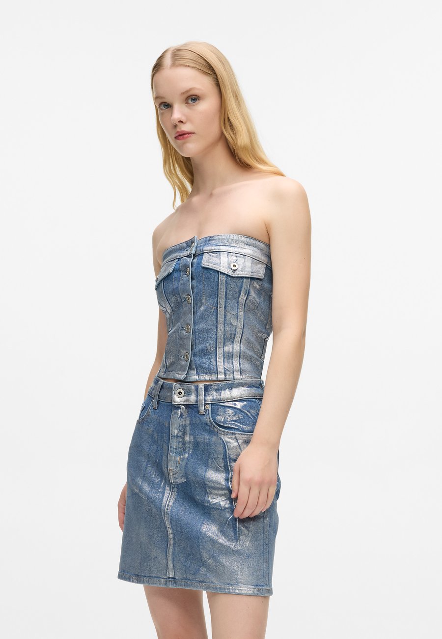 Топ Karl Lagerfeld Jeans Top, Coated Blue/Blue
Топ Karl Lagerfeld Jeans Top, Coated Blue/Blue