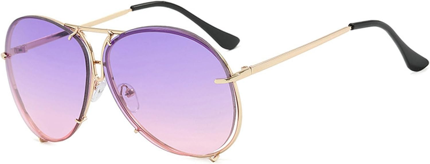 Солнцезащитные очки-пилот для женщин и мужчин, большие металлические, роскошные, женские, с градиентным переходом цвета, очки с защитой от УФ-излучения UV400 mincl, C3
Солнцезащитные очки-пилот для женщин и мужчин, большие металлические, роскошные, женские, с градиентным переходом цвета, очки с защитой от УФ-излучения UV400 mincl, C3
