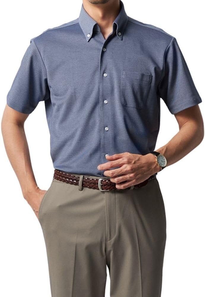 Мужская деловая рубашка-поло с коротким рукавом ORIHICA (с застежкой спереди), гладкая и приятная на ощупь/для деловых встреч/бизнеса/повседневного стиля/спорта/гольфа, синий
Мужская деловая рубашка-поло с коротким рукавом ORIHICA (с застежкой спереди), гладкая и приятная на ощупь/для деловых встреч/бизнеса/повседневного стиля/спорта/гольфа, синий