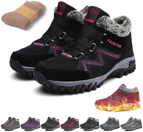 Зимние теплые ботинки, ортопедические сапоги, зимняя обувь для женщин, водонепроницаемые и противоскользящие, унисекс слипоны Roptink, черный/красный
Зимние теплые ботинки, ортопедические сапоги, зимняя обувь для женщин, водонепроницаемые и противоскользящие, унисекс слипоны Roptink, черный/красный
