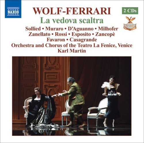 CD диск Wolf-Ferrari / Sollied / Muraro / D'Aguanno: La Vedova Scaltra
CD диск Wolf-Ferrari / Sollied / Muraro / D'Aguanno: La Vedova Scaltra