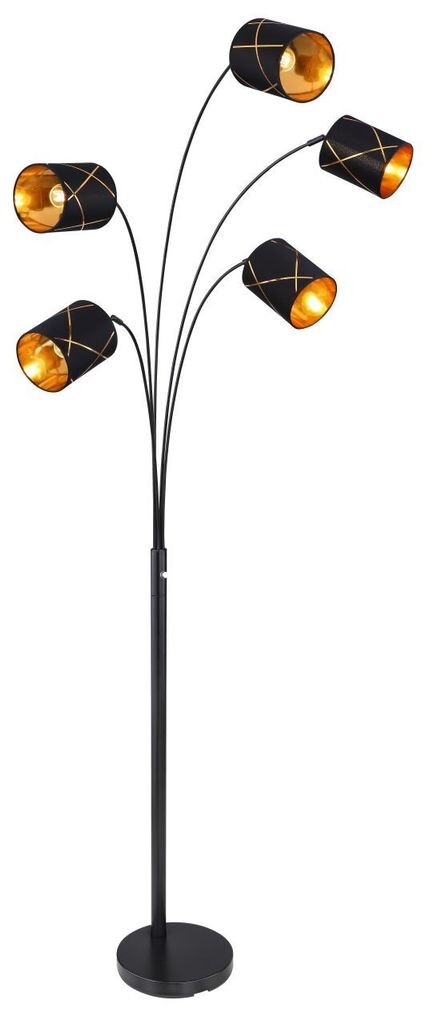 Торшер Globo Lighting черный металл, черный текстиль, акрил золотого цвета, поворотный переключатель, ДхШхВ: 840х1300х2040мм, длина кабеля 1800мм, без 5x E14 25Вт 230В., бежевый
Торшер Globo Lighting черный металл, черный текстиль, акрил золотого цвета, поворотный переключатель, ДхШхВ: 840х1300х2040мм, длина кабеля 1800мм, без 5x E14 25Вт 230В., бежевый